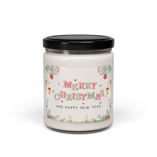 Christmas Candle, Holiday Scented Soy Candle, Festive Candle, Christmas Decor, Xmas Candle Gift