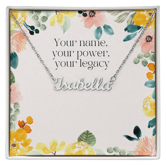 Personalized Name Plate Necklace