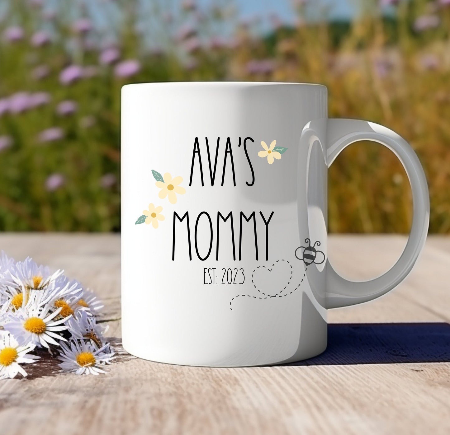 New Mom Custom Coffee Mug For Mothers Day Gift, First Time Mom Gift,Gifts For New Mom,First Mothers Day,Gift From Husband,Gift to Daughter